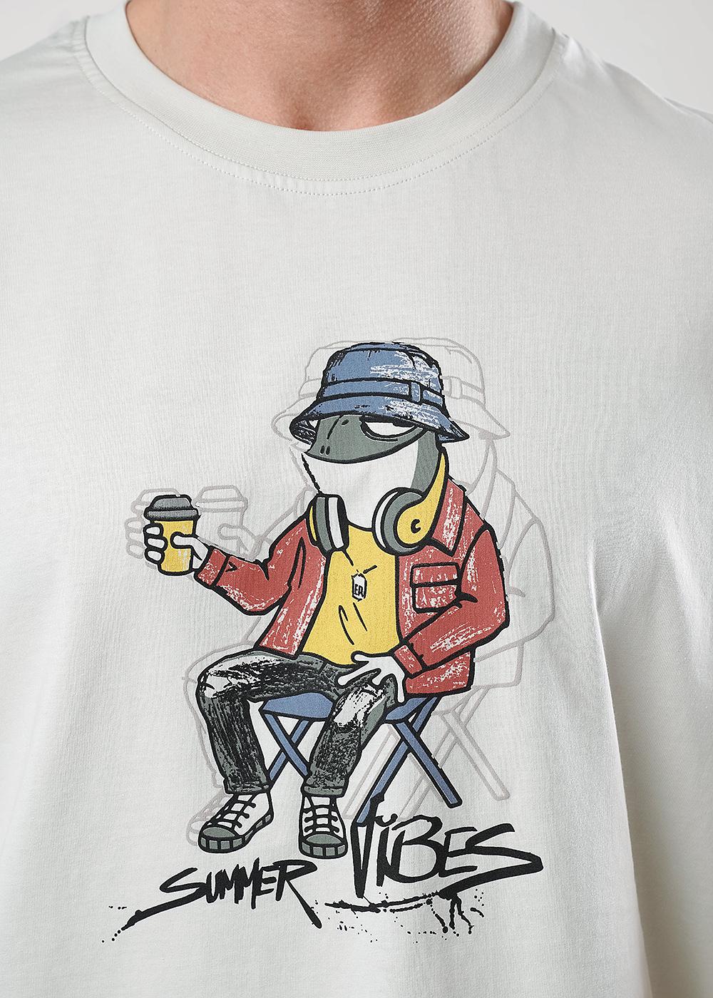 CLE 562650/06кд_п Футболка мужская 562650/06кд_п св.бежевый