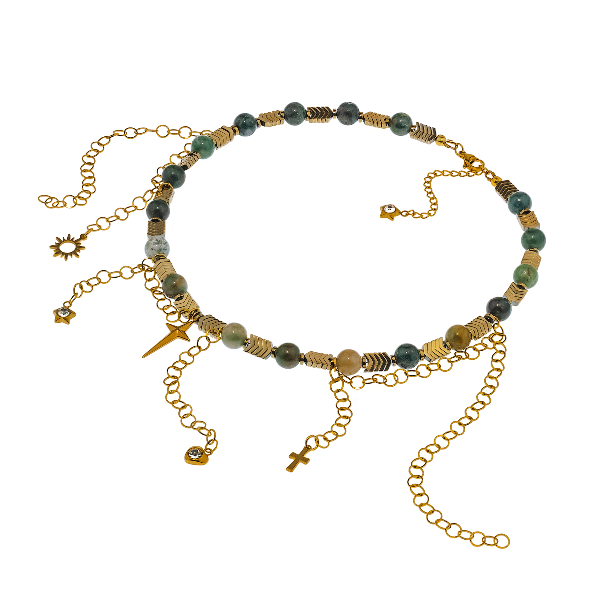 Колье из муранского стекла NOMAD SOY061