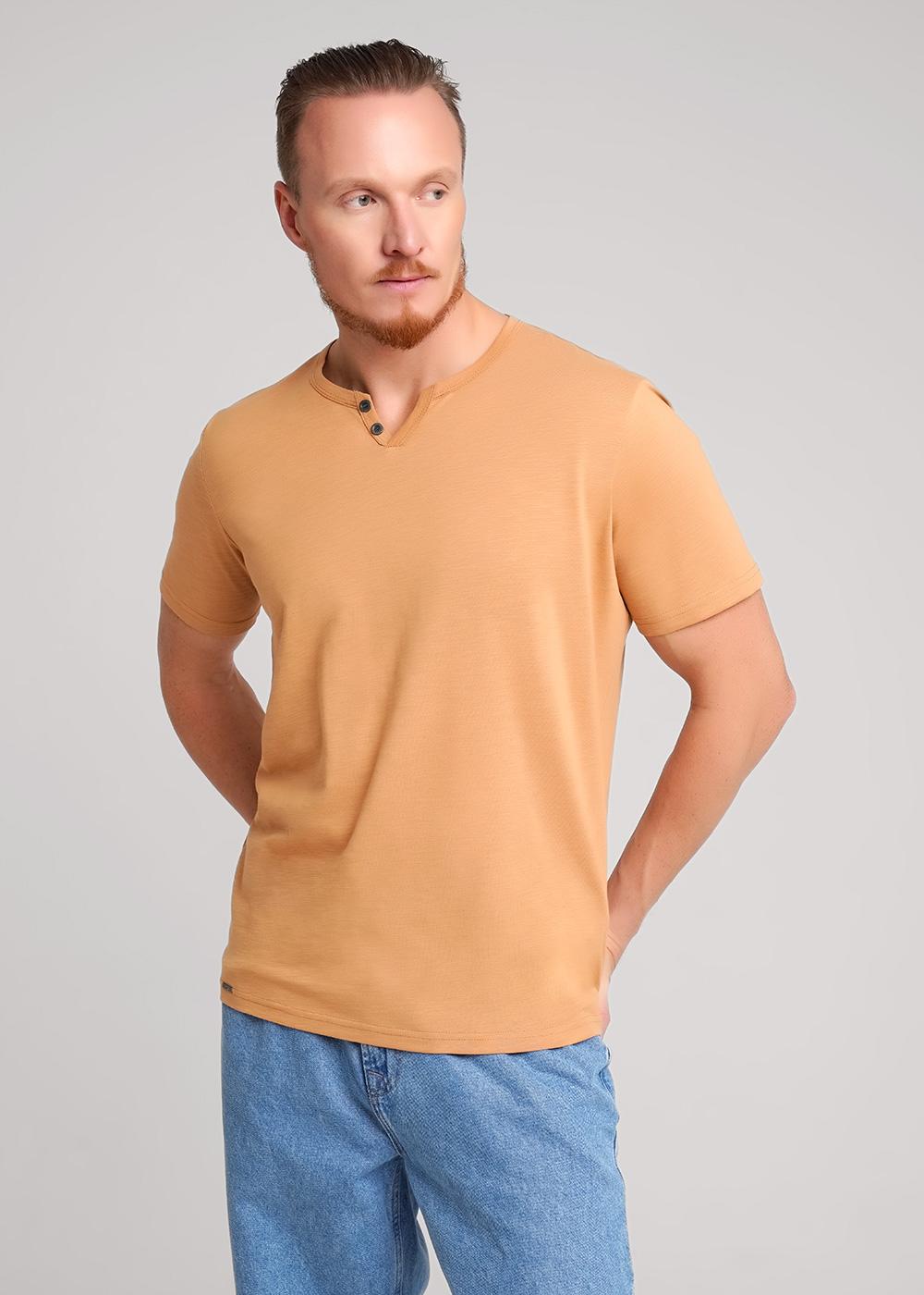 CLE 662641о maxi Футболка мужская 662641о maxi горчичный