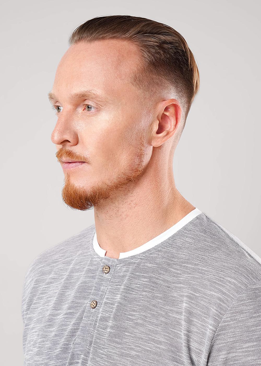 CLE 562061/01зо maxi Футболка мужская 562061/01зо maxi т.серый/молочный