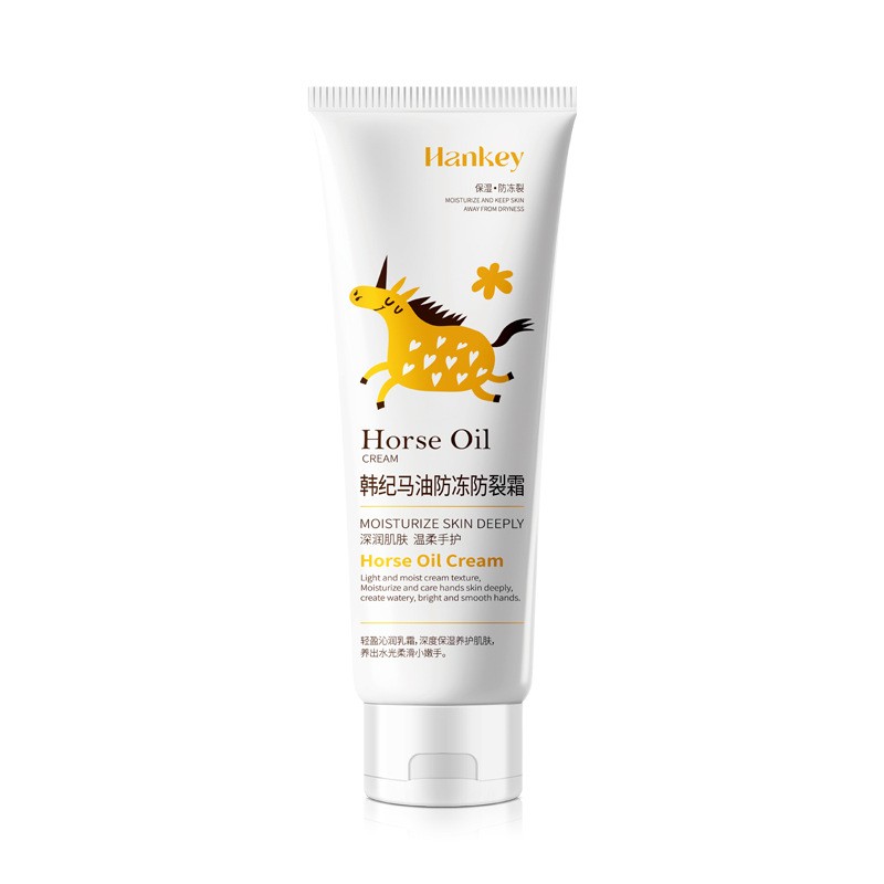 Крем для рук со лошадиным маслом, коллагеном и маслом ши Hankey, 80 гр.