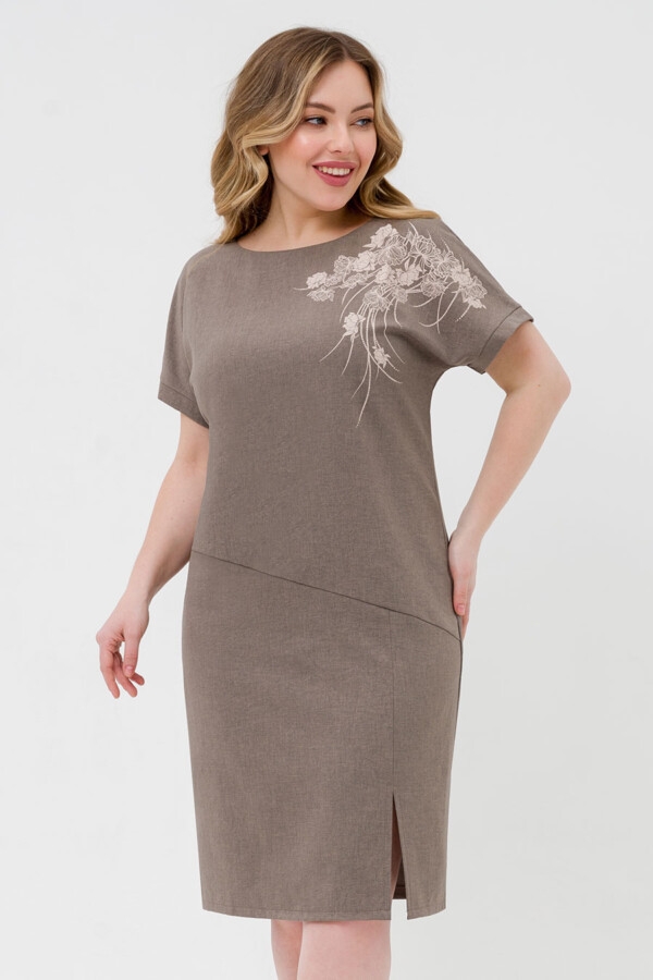 Платье Соланж (48-60) мокко