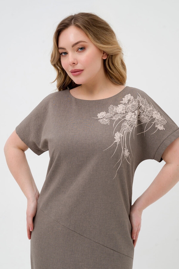 Платье Соланж (48-60) мокко