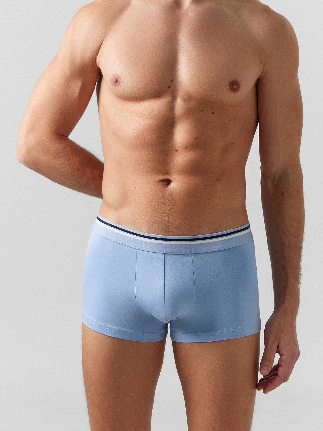 MARK FORMELLE Трусы 411124-4серый меланж+п.голубой +неви +черный