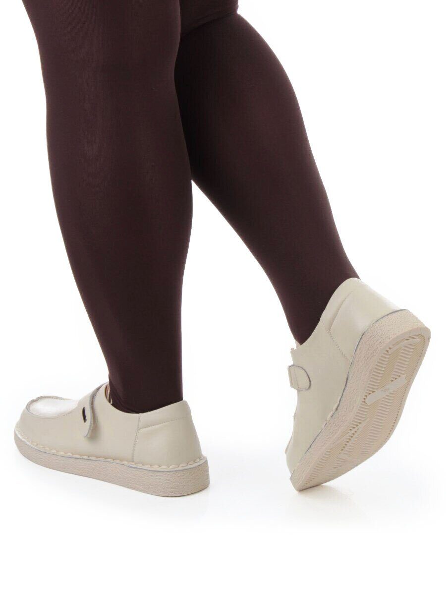 01-D7581-2 BEIGE Ботинки демисезонные женские (натуральная кожа)