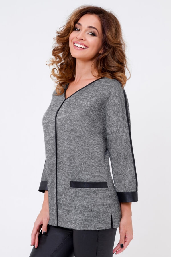 Блуза Мирабэль (48-54)темно-серый