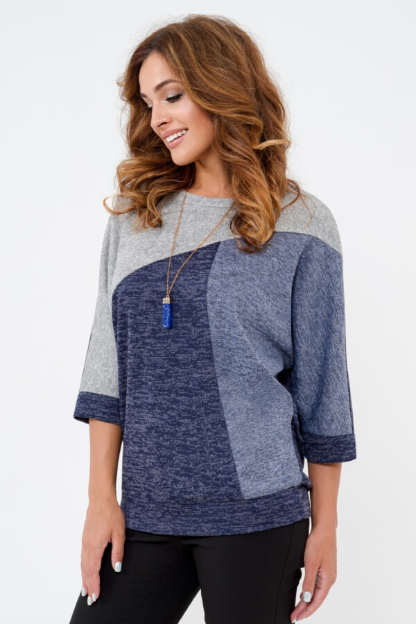 Туника Дженис (44-64) синий