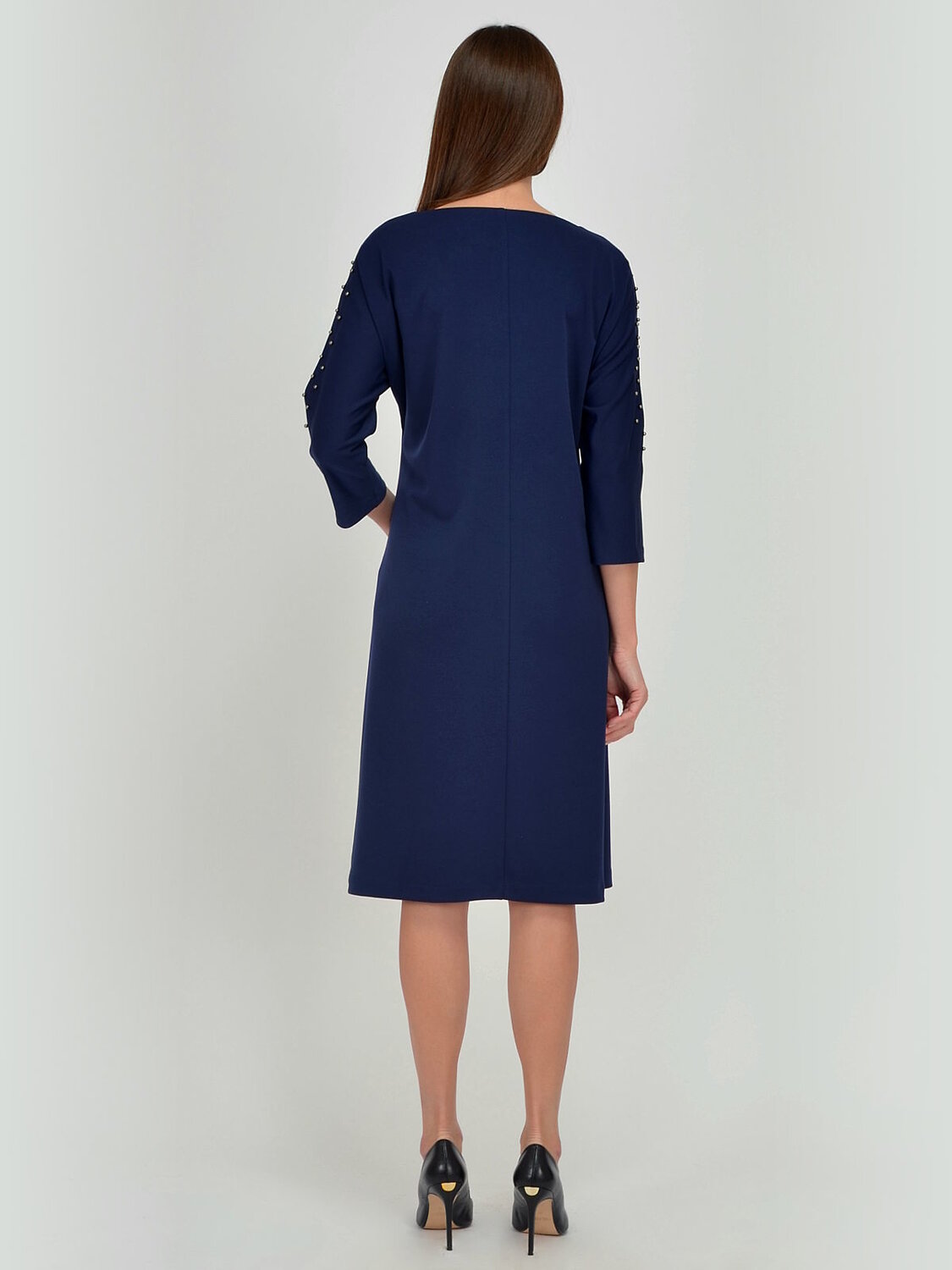 ст. цена1344руб.! VISERDI Платье 10085-тсн 339680синий