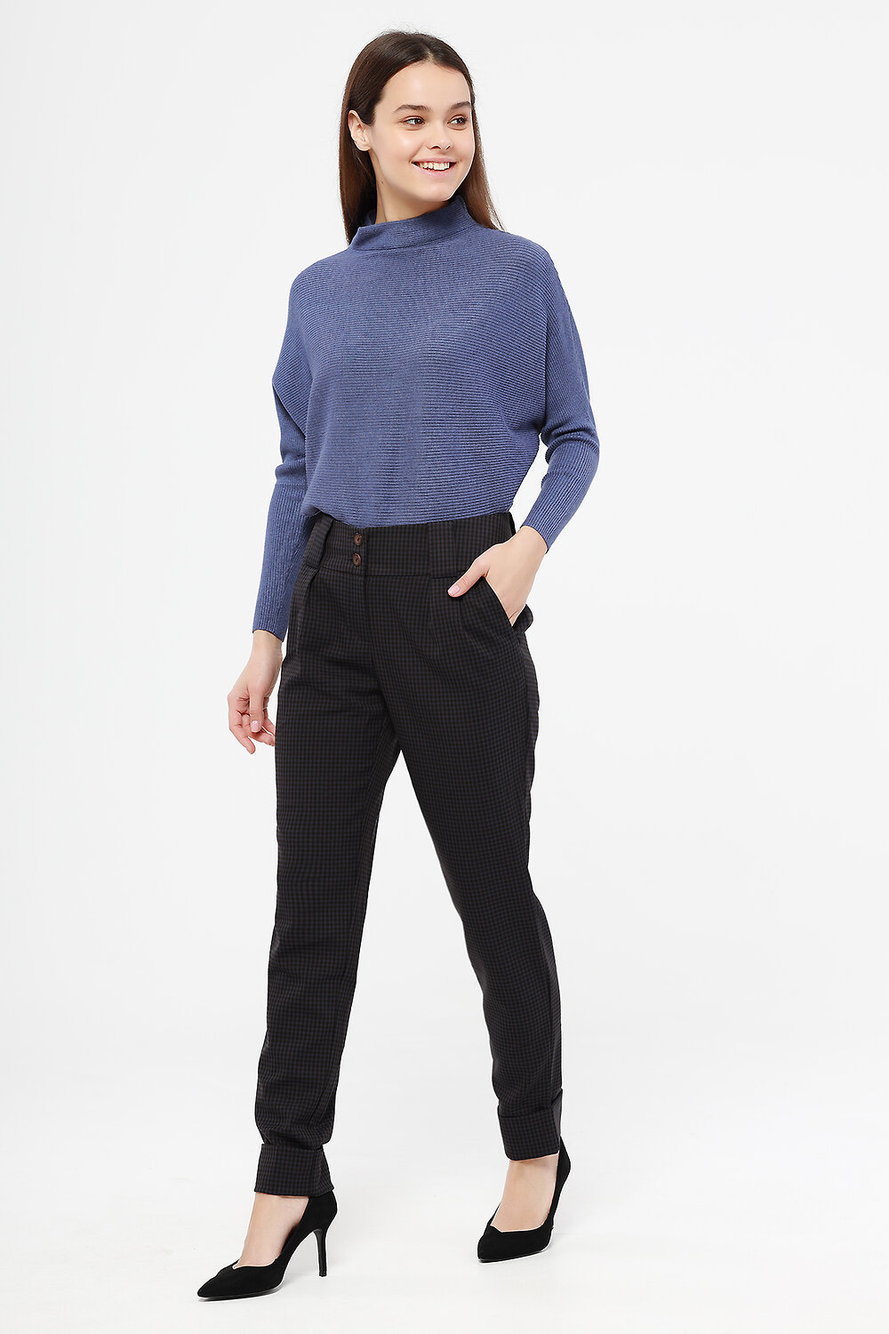 ст. цена1800руб.! VISERDI Брюки 10039-плс 810960синий