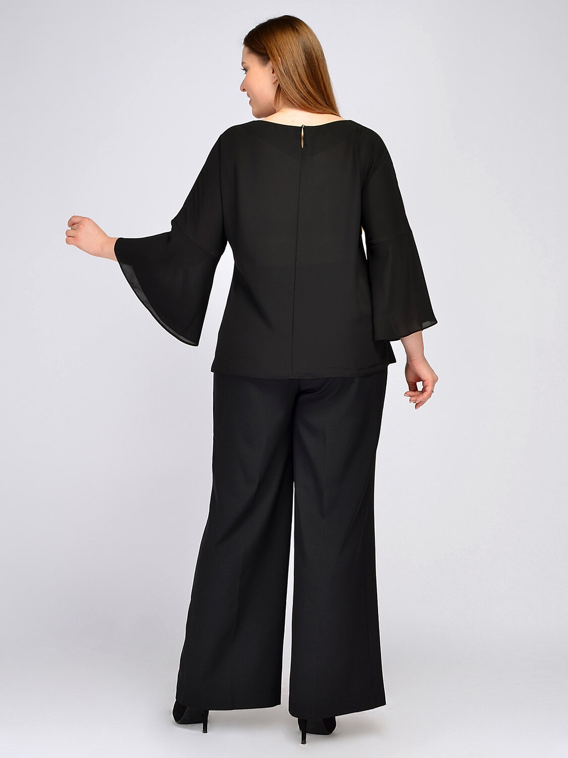 ст. цена1794руб.! VISERDI Блузка 10261-чер 111850черный