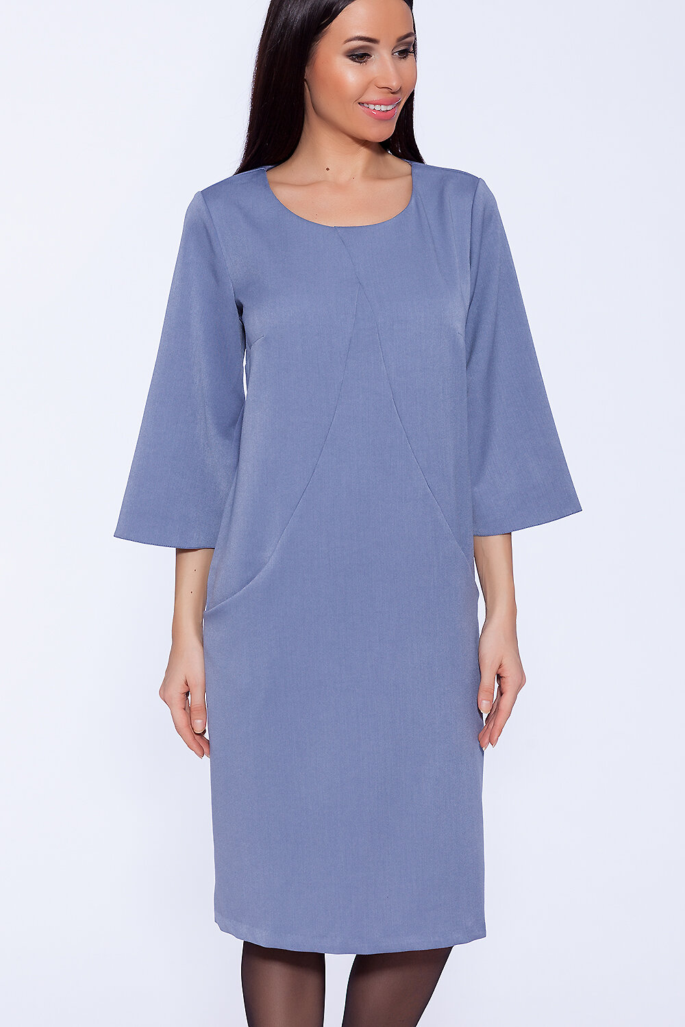 ст. цена1548руб.! VISERDI Платье 1977-гол 418850Серо-голубой