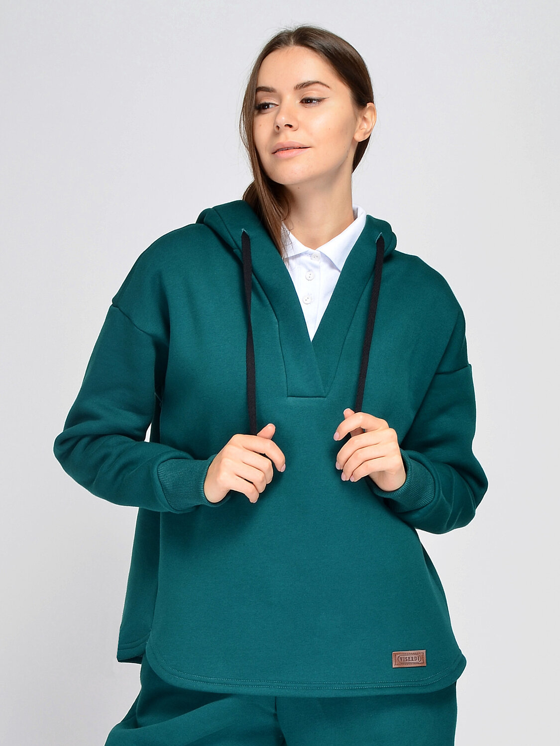 ст. цена1758руб.! VISERDI Худи 3180-тмв 112950морская волна