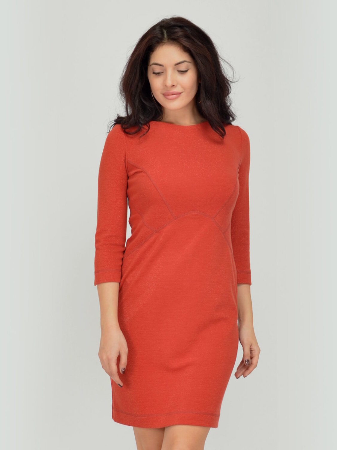 ст. цена1842руб.! VISERDI Платье 10070-кпч 319890Мандариновый