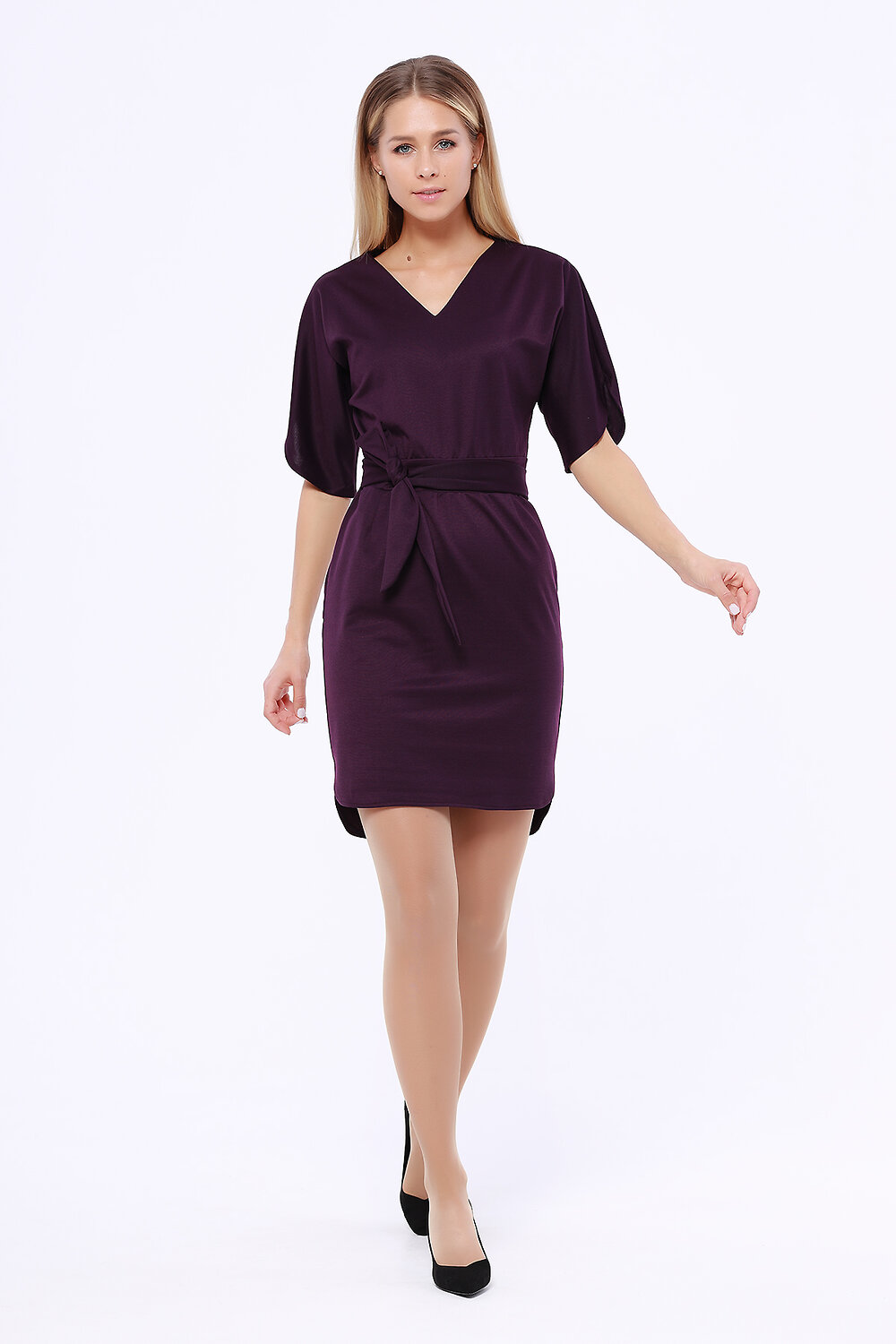 ст. цена1440руб.! VISERDI Платье 1799-брд 349790Баклажановый