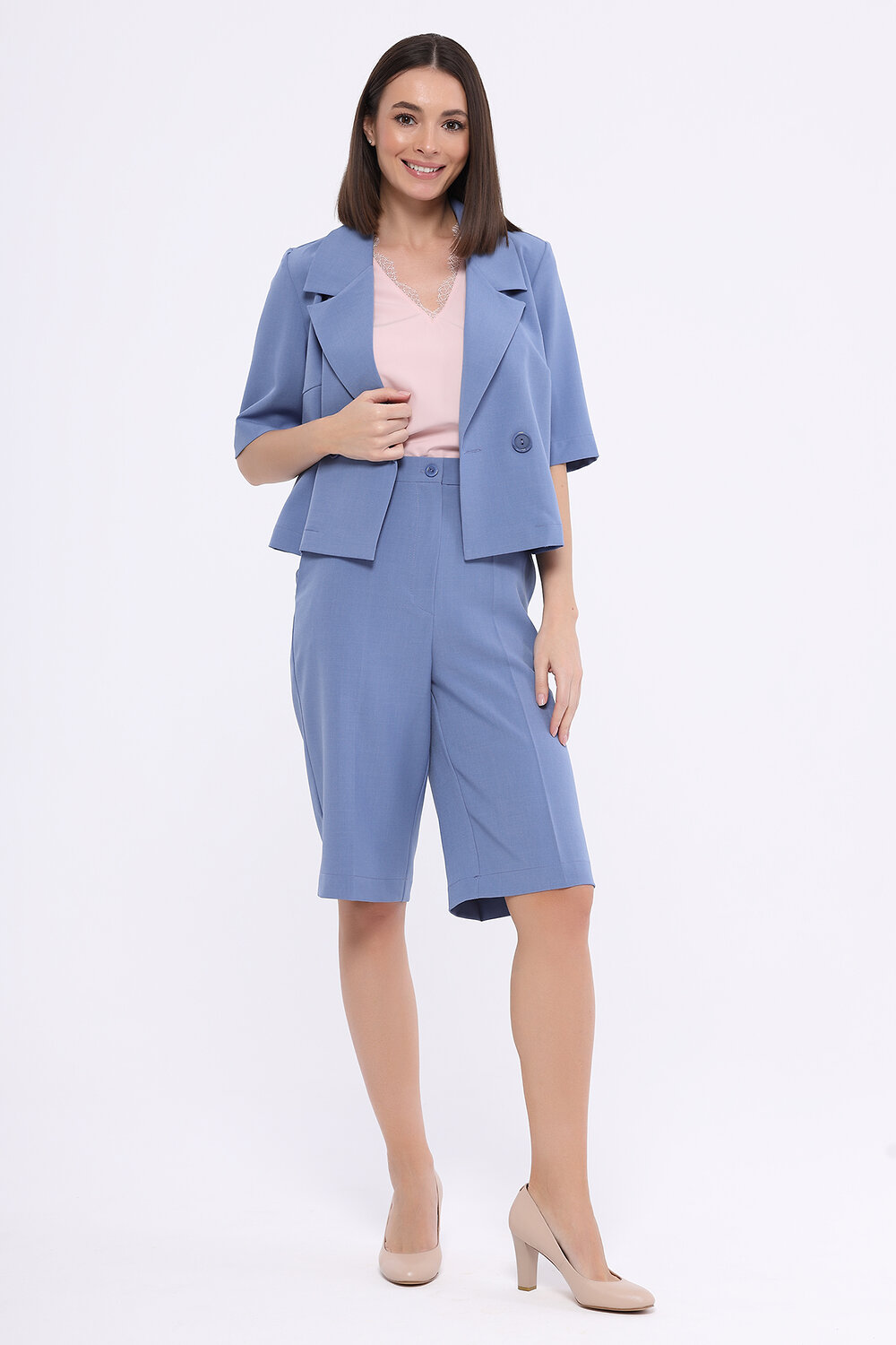 ст. цена1752руб.! VISERDI Жакет 10195-син 651680голубой