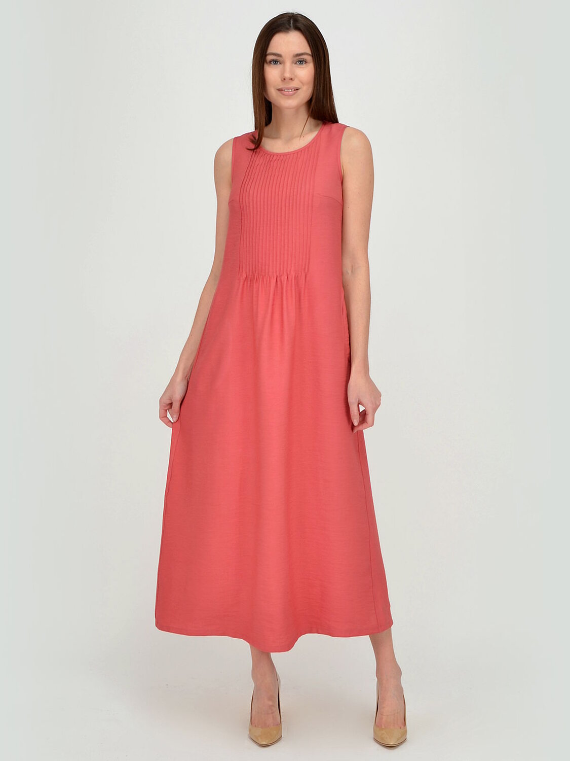 ст. цена1842руб.! VISERDI Сарафан 10119-крс 450890Коралловый