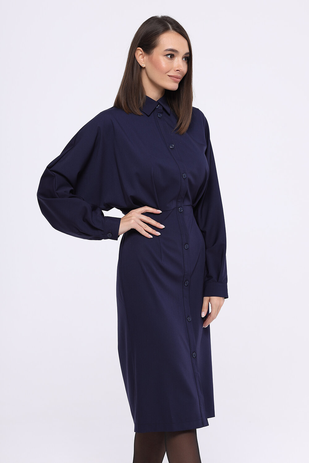 ст. цена2628руб.! VISERDI Платье 10252-тсн 4111190синий