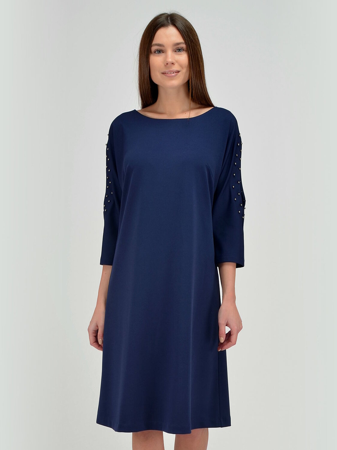 ст. цена1344руб.! VISERDI Платье 10085-тсн 339680синий