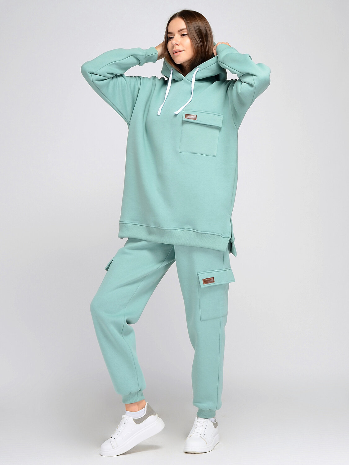 ст. цена1896руб.! VISERDI Худи 3179-фсш 1121025мятный