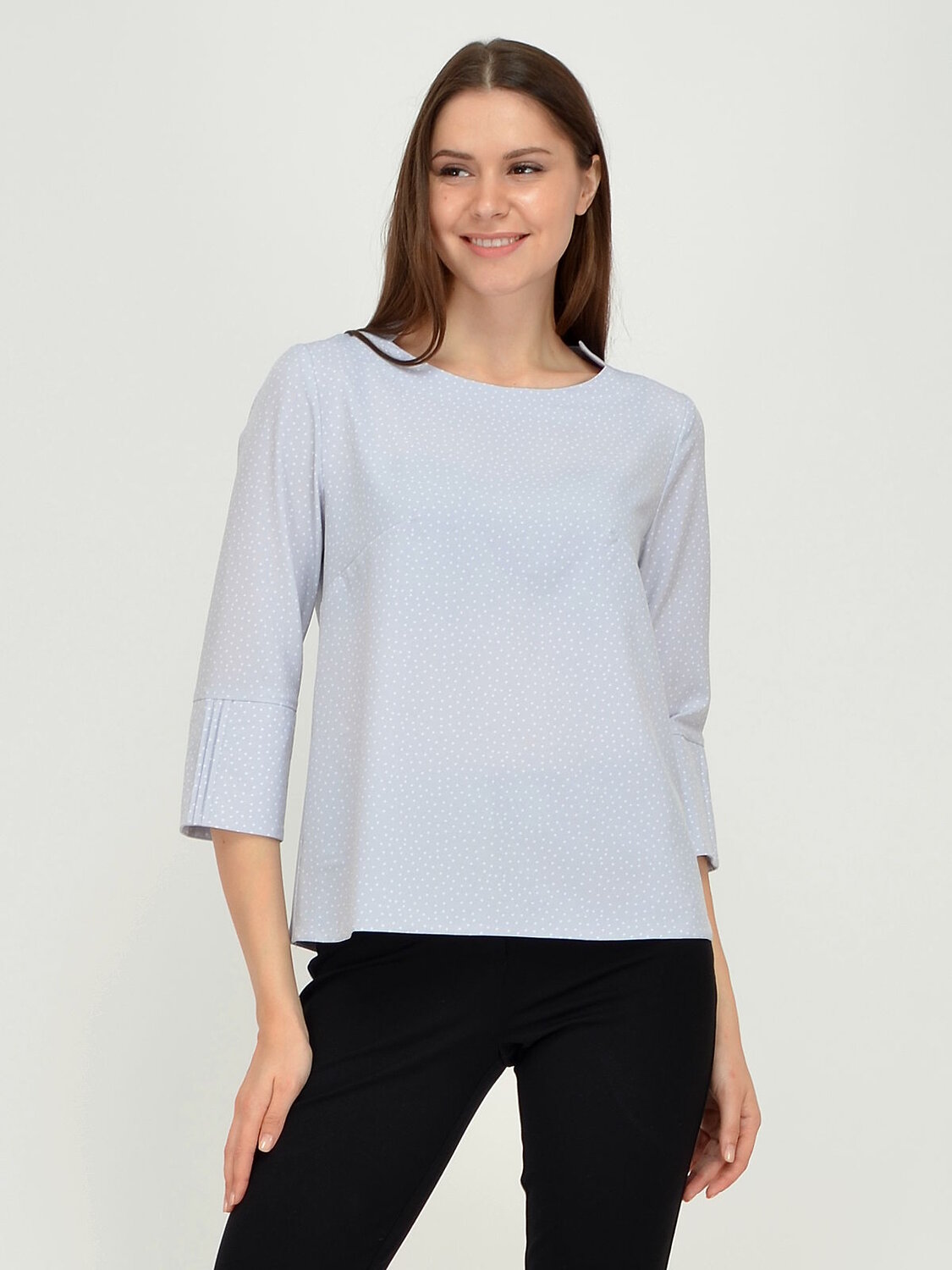 ст. цена1092руб.! VISERDI Блузка 10037-сгр 250560Серый