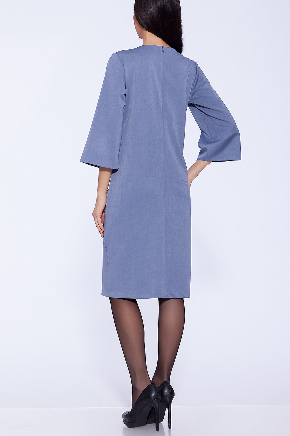 ст. цена1548руб.! VISERDI Платье 1977-гол 418850Серо-голубой