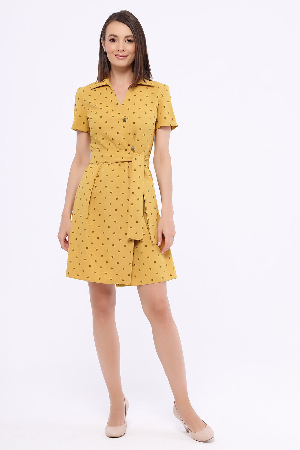 ст. цена1674руб.! VISERDI Платье 9274-грч 450850горчичный