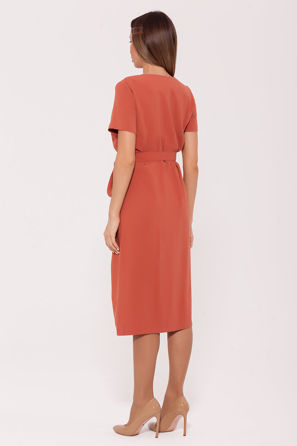 ст. цена1518руб.! VISERDI Платье 10011-крп 459850Терракотовый