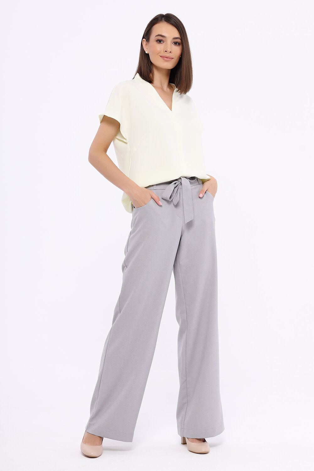 ст. цена1086руб.! VISERDI Блузка 10191-лмн 251570лимонный