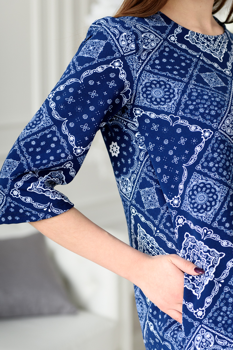 Платье женское из барби Амалия орнамент