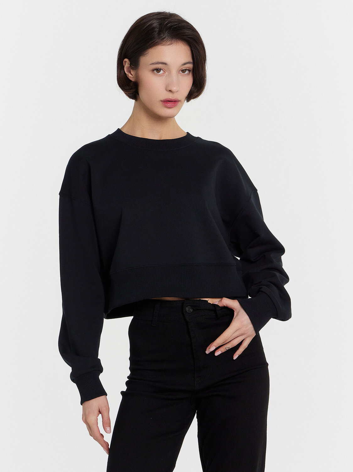 MARK FORMELLE Свитшот 122966черный +печать