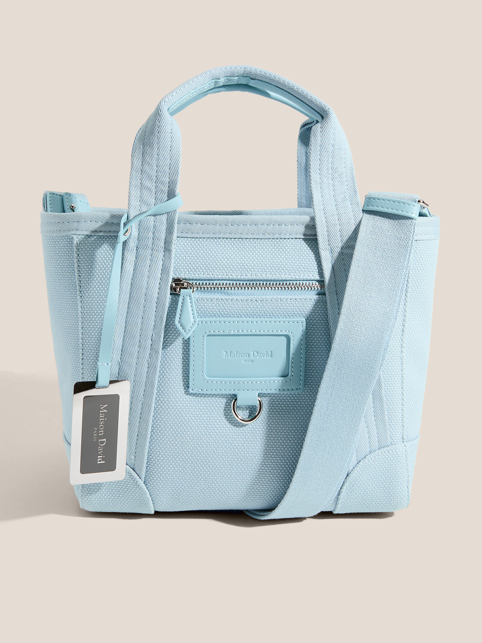 Женский тоут MAISON DAVID 4740762, небесно-голубой