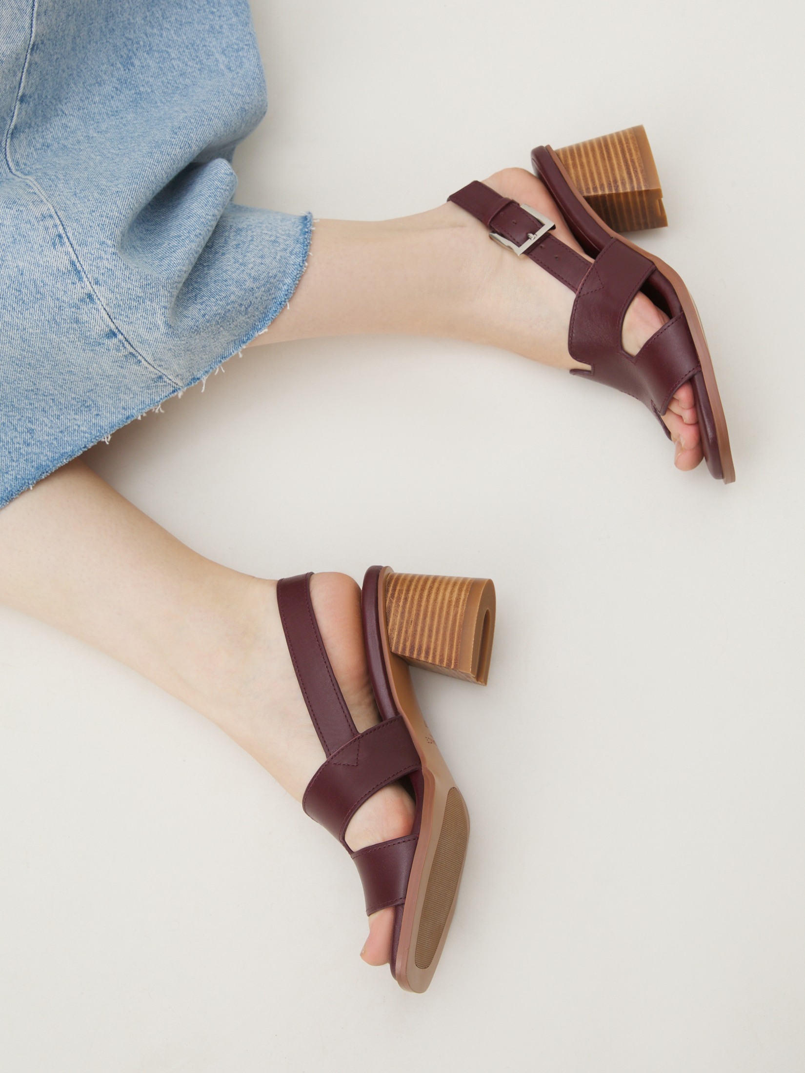 Босоножки TENDANCE 4409742, темно-бордовый