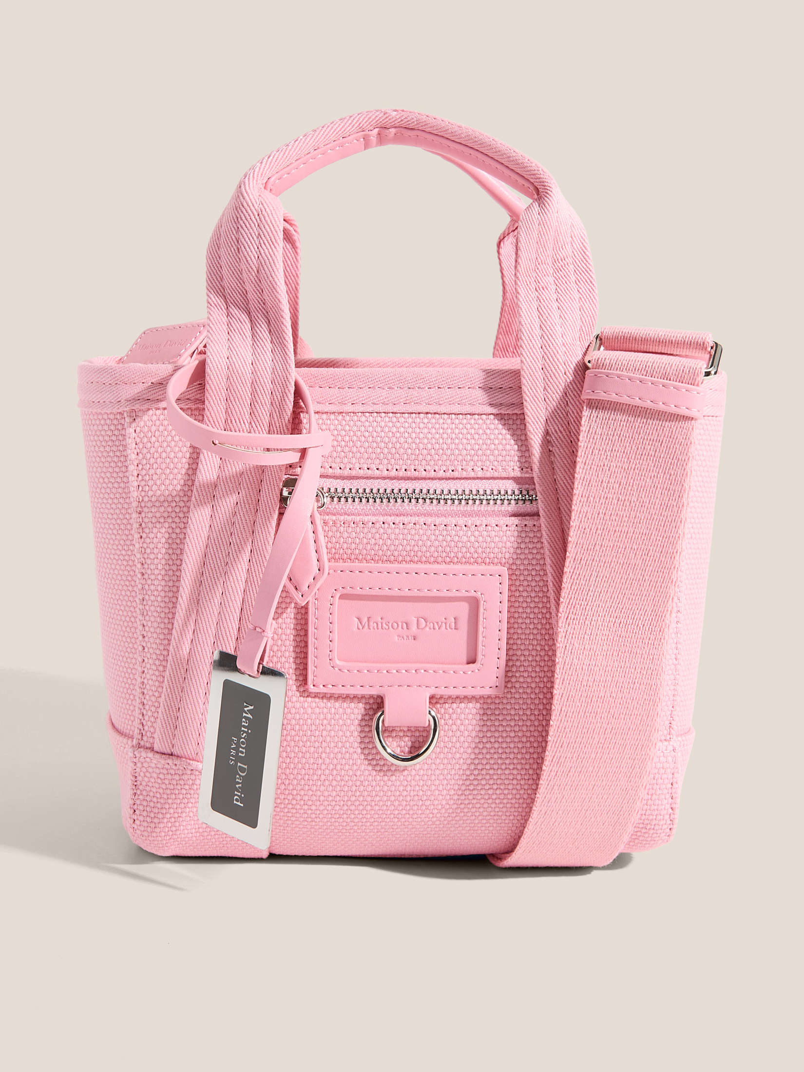 Женский тоут MAISON DAVID 4740787, бледно-розовый