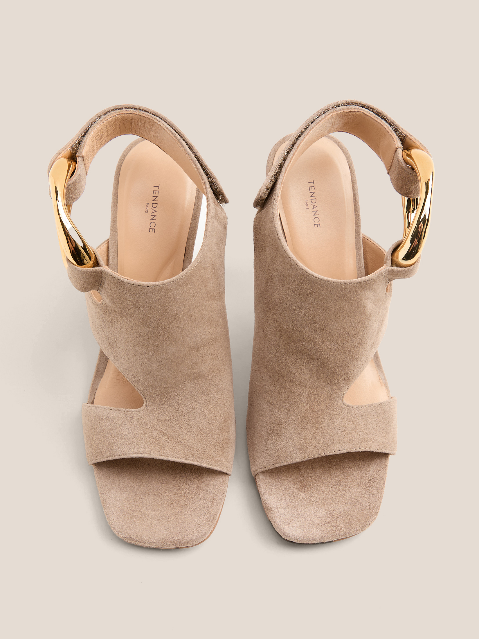 Босоножки TENDANCE 4900367, серо-бежевый