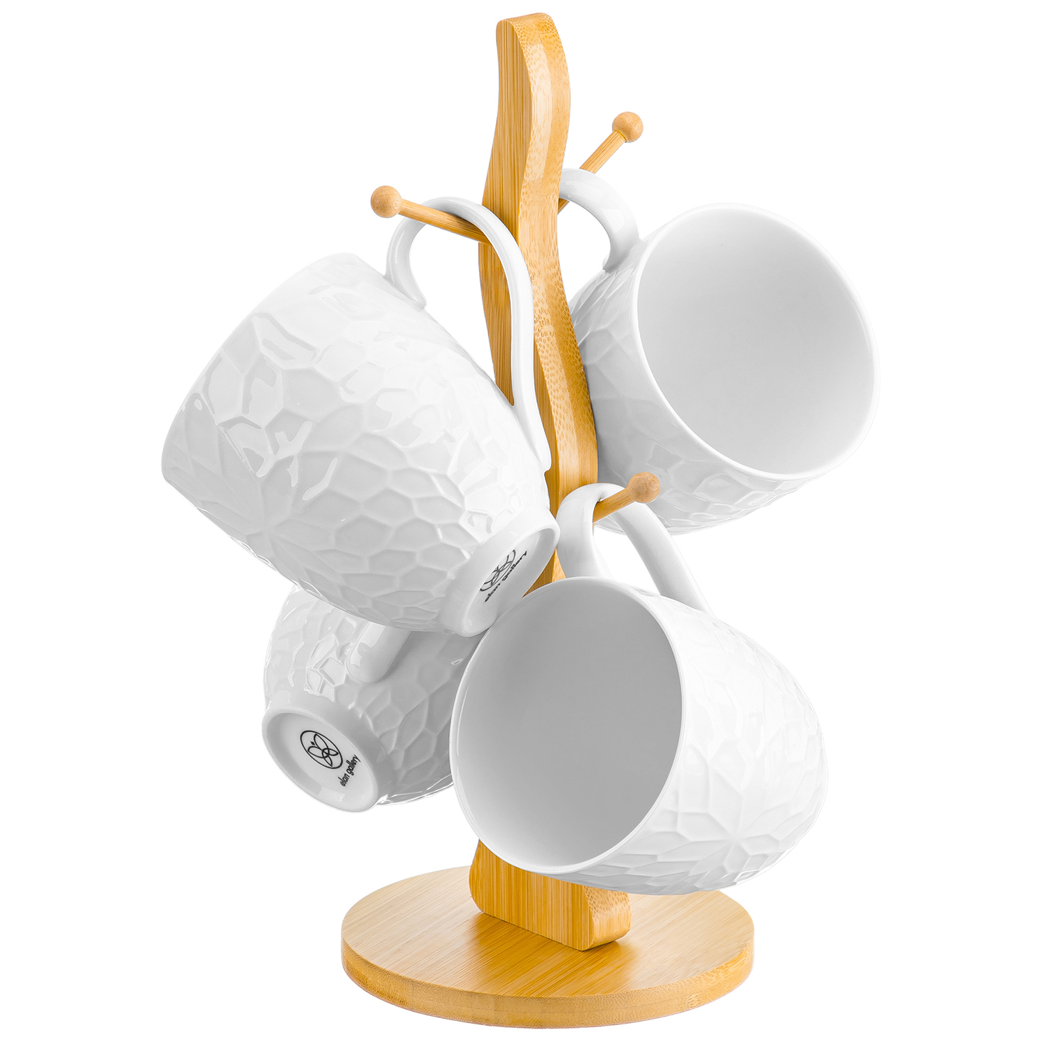 БЫЛО 1609 руб! Набор 4 кружек 320 мл 12*8,5*9,5 см