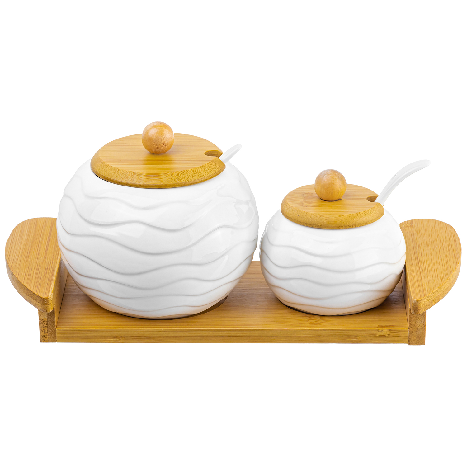 БЫЛО 1306 руб! Набор - сахарница 550 мл + солонка 170 мл 27*11,5*12 см