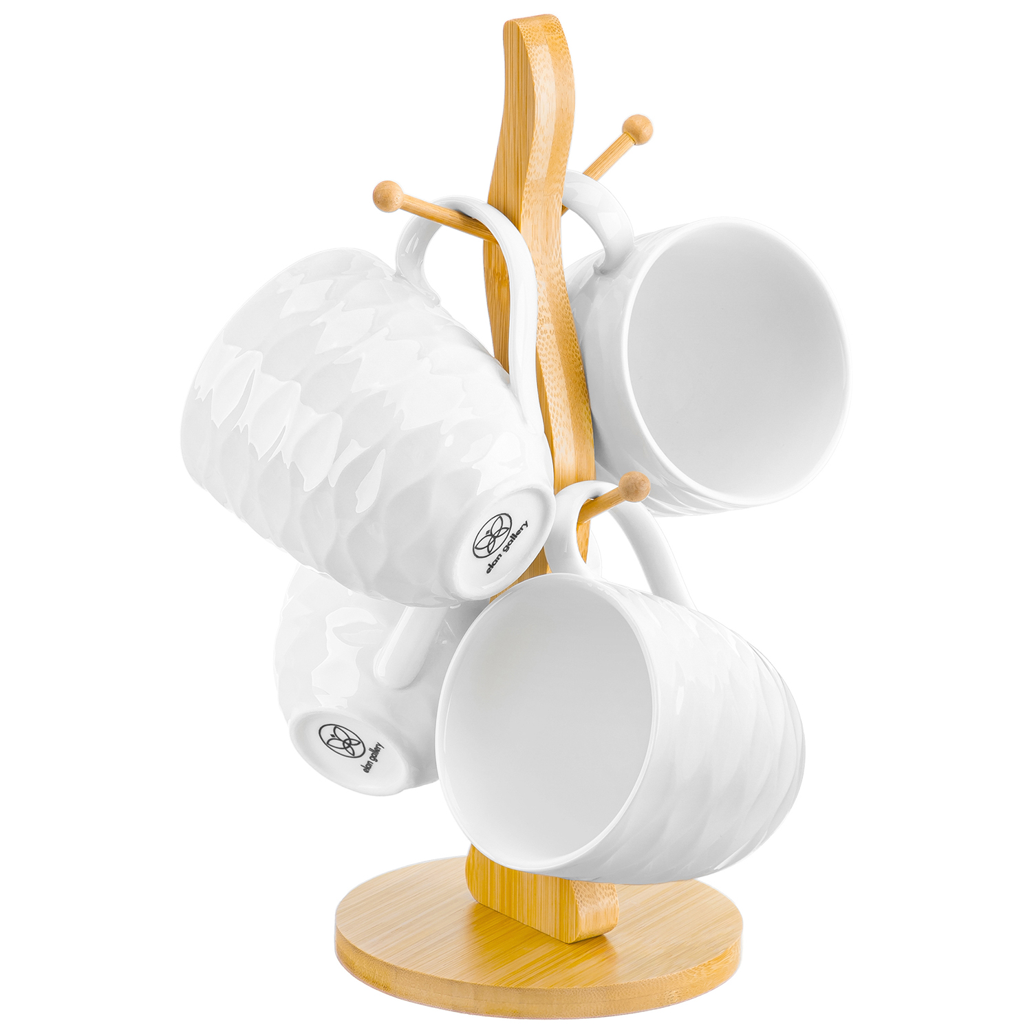 БЫЛО 1609 руб! Набор 4 кружек 320 мл 12*8,5*9,5 см