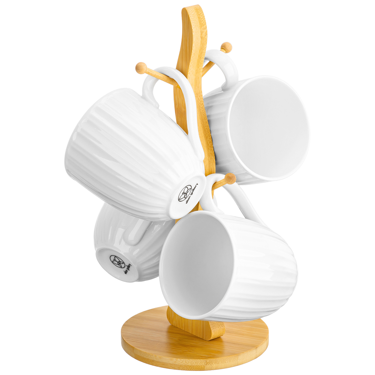 БЫЛО 1609 руб! Набор 4 кружек 320 мл 12*8,5*9,5 см