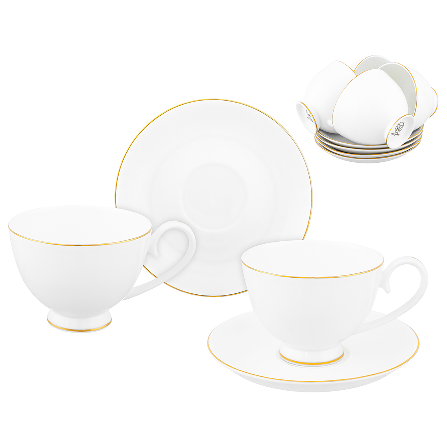 БЫЛО 4639 руб! Чайный набор 12 пр. 300 мл 12,5*9,5*7 см