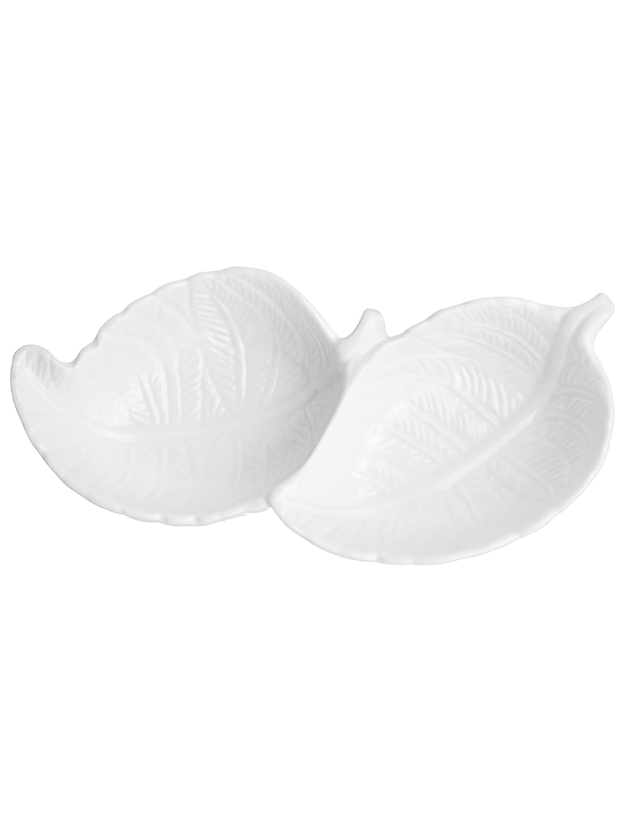 Соусник 2 секции 15*7,5*2,5 см 50 мл