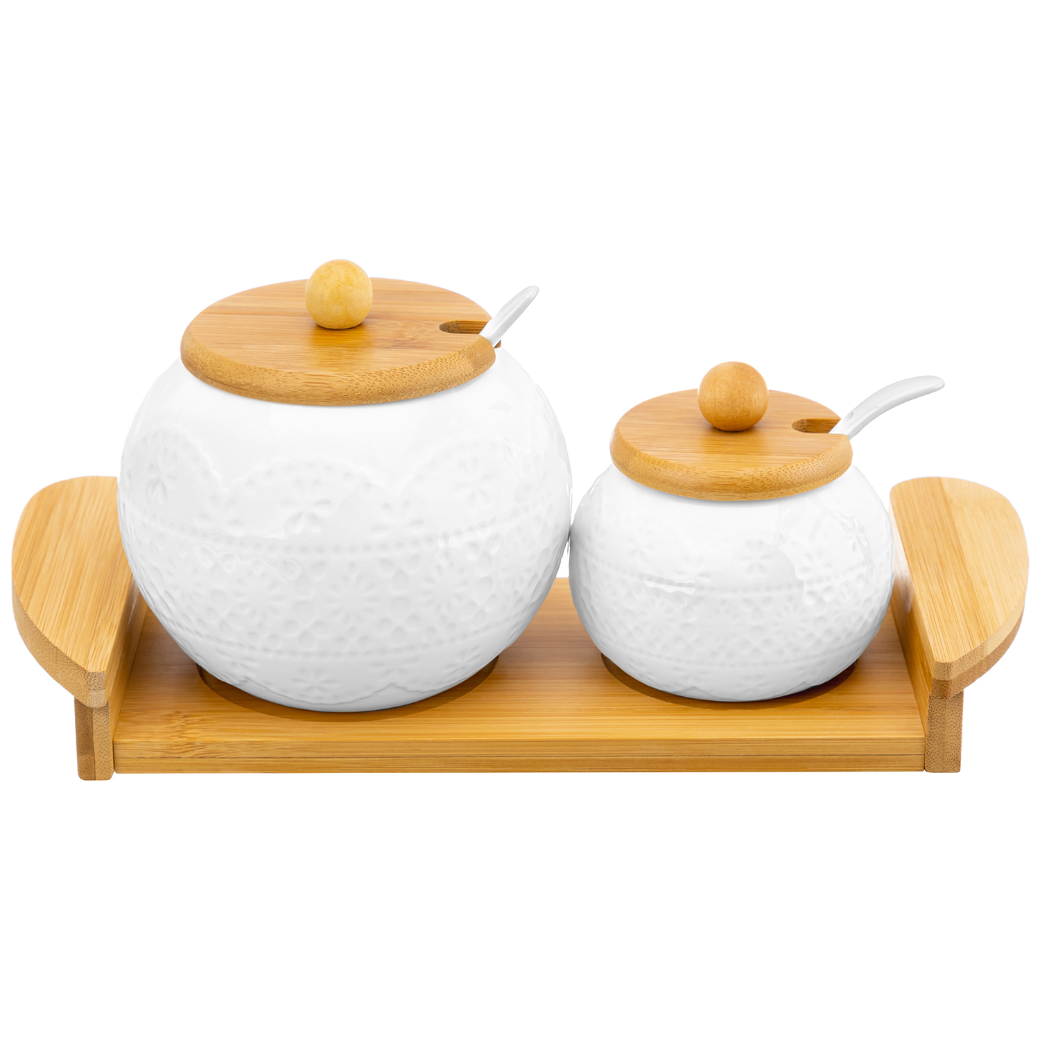 БЫЛО 1306 руб! Набор - сахарница 550 мл + солонка 170 мл 27*11,5*12 см