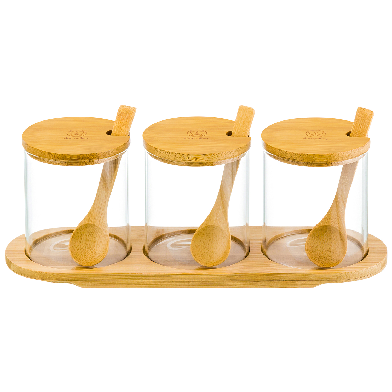 БЫЛО 1374 руб! Набор 3 банок д/специй 350 мл 29*9,5*10,5 см