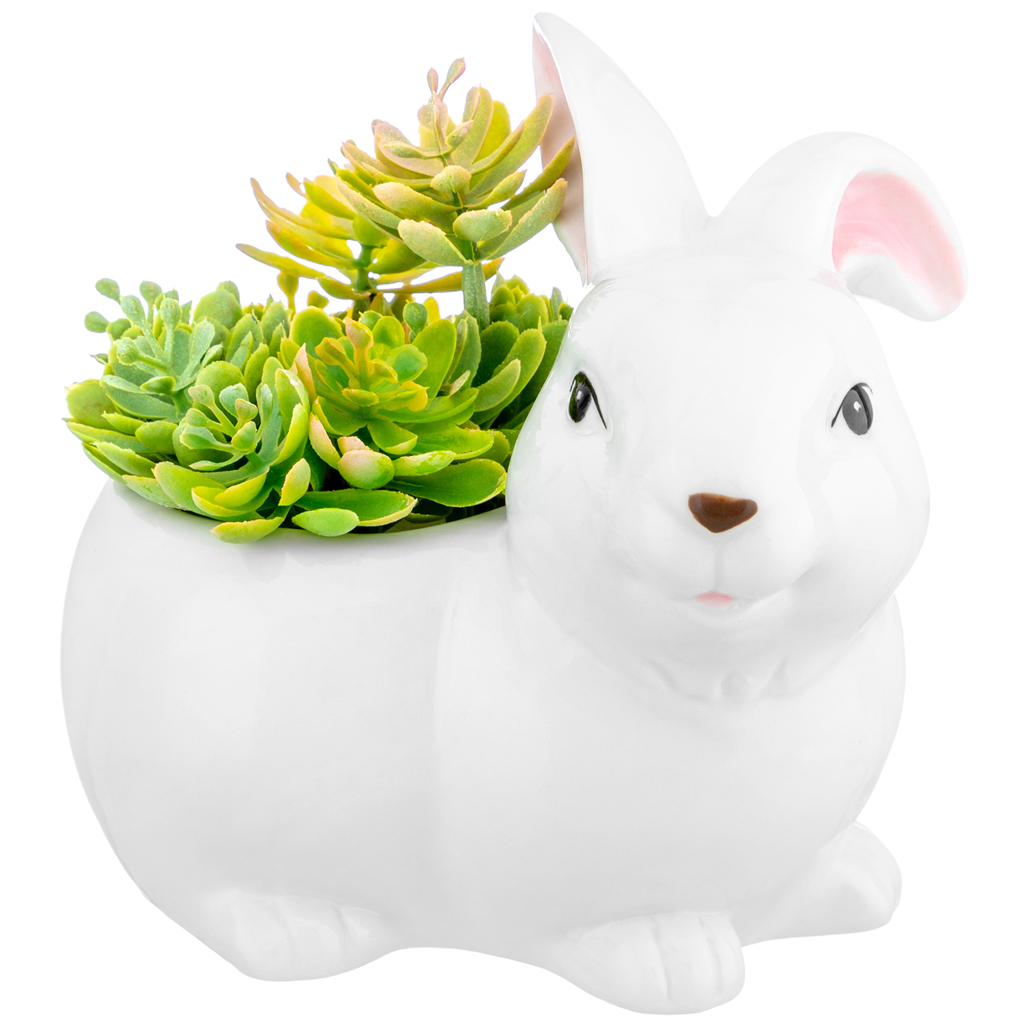 БЫЛО 924 руб! Кашпо - кролик декоративное 13,3*10*12,5 см