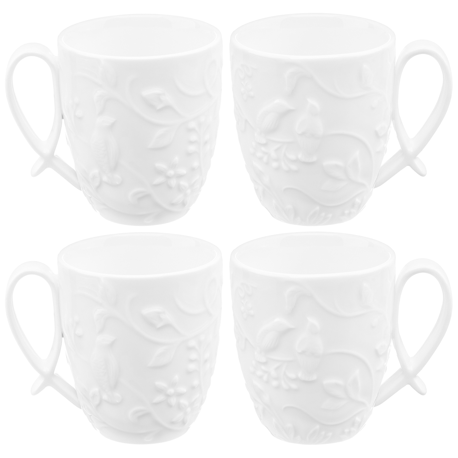 БЫЛО 1005 руб! Набор кружек 4 пр. 300 мл 11*8,3*9,5 см