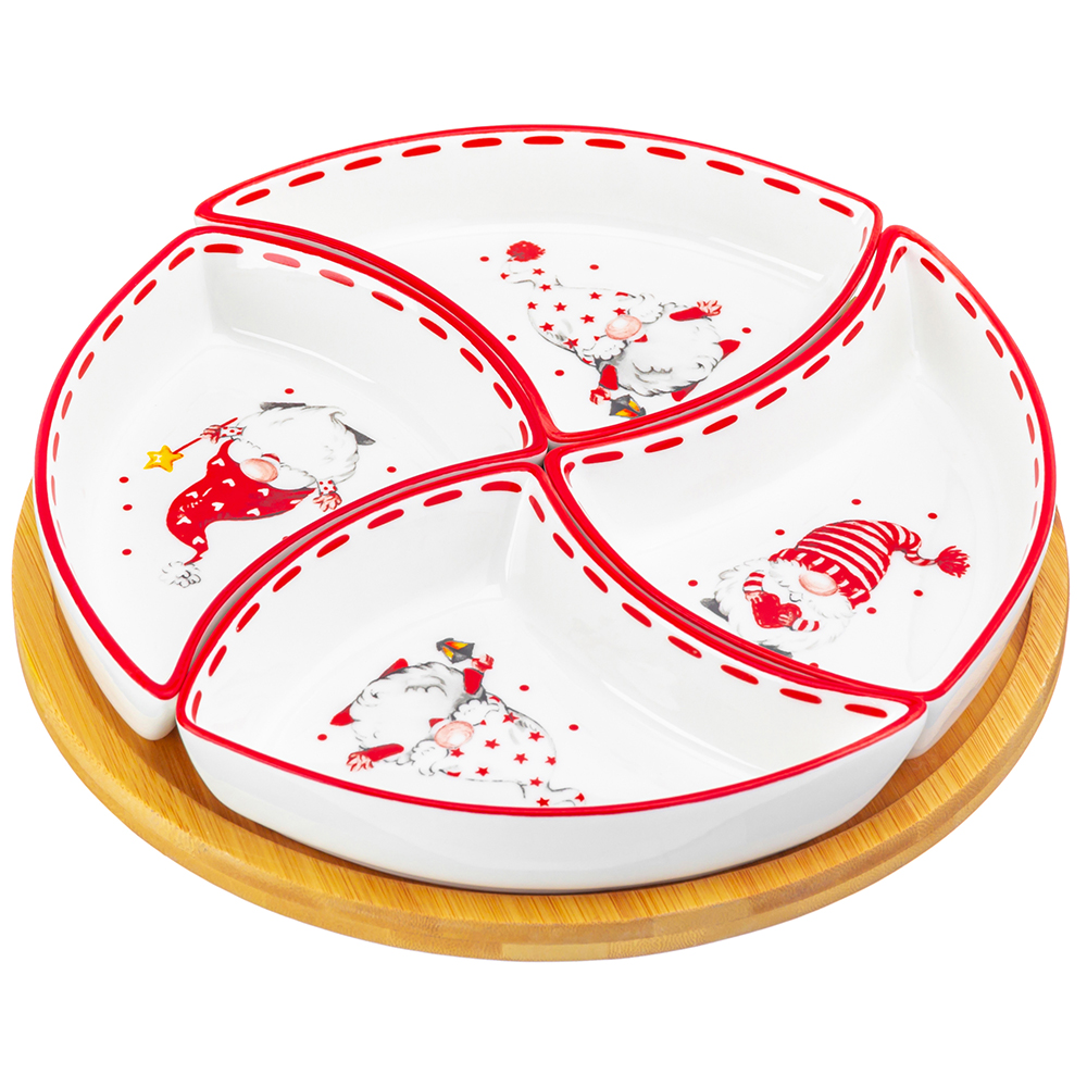 БЫЛО 1679 руб! Менажница 25*25*6 см