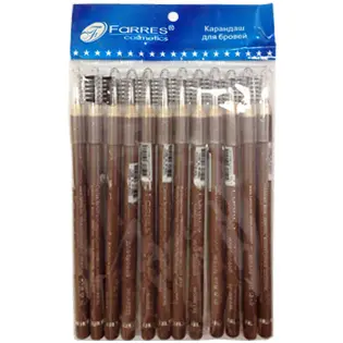 FARRES /MB003-08/ Карандаш с расческой(брюнет) , № 08. (12)