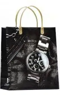 8930 Сумка пластик. BAS 152 (26*23см) маленькая,Часы мужские *20