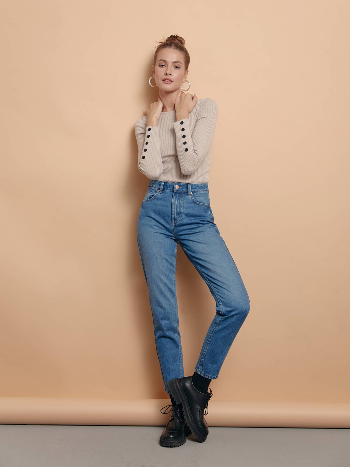 ст. цена3536руб.! Conte elegant Джинсы CON-379mid blue