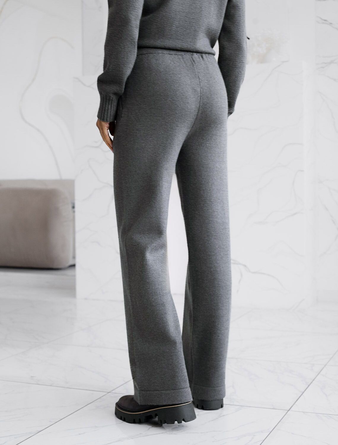 ст. цена2590руб.! VILATTE Брюки D38.010серый меланж