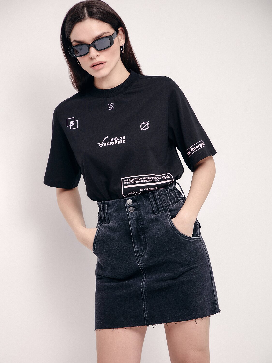 ст. цена2596руб.! Conte elegant Юбка CON-424washed black